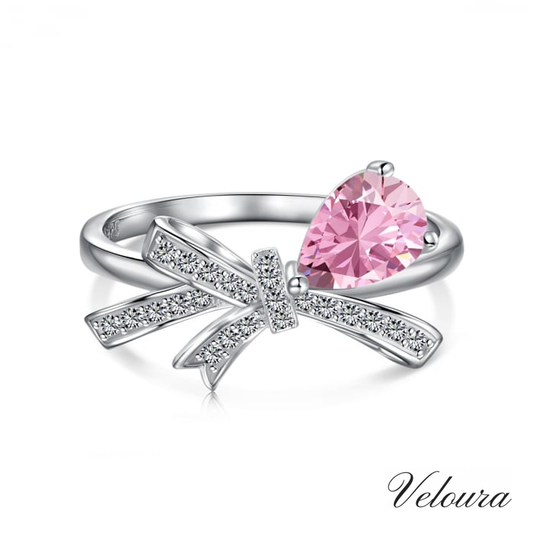 RIBBON HEART RING